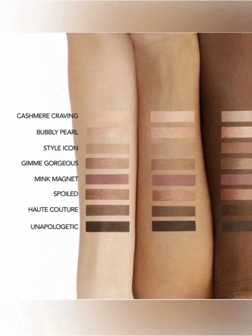 BUXOM Forever Babe Iconic Nudes Eyeshadow Palette - 8 Colors Neutral NIB